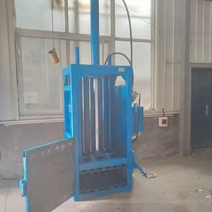 Industrial Vertical Hydraulic Scrap Cardboard Waste Paper Textile Plastic Baler Baling Press Machine thumbnail-3