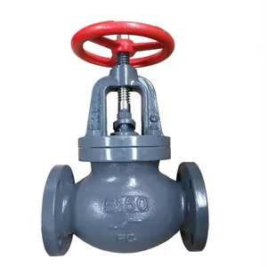 JIS 5K 10K 16K Cast Iron Flange Stop Globe Valve Marine Industrial Globe Valve Manufacturer thumbnail-3