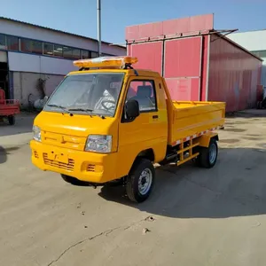 Electric Engineering Transport Vehicle in the Park, Agricultural Four - Wheel New Energy Dump Truck With Simple Operation thumbnail-2