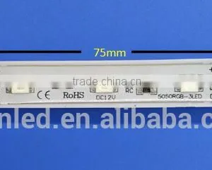 RGB LED Module 5050 3 Chips DC12V 0.72W IP65 Waterproof thumbnail-2