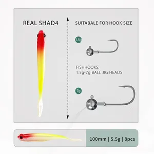 T-Tail Soft Baits-GD03-80mm/5.0g thumbnail-3
