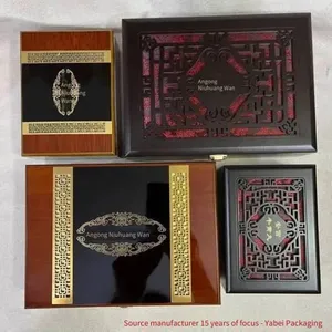 Customized Production of Wooden Box Packaging for Niuhuang Qingxin Pills With 15 Years of Experience and Timely Delivery thumbnail-2