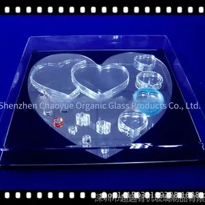 Custom-made Acrylic Display Stands for Skin Care Products and Cosmetics, Acrylic Perfume Bases, Multiple Styles and Colors thumbnail-3
