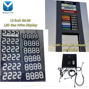 Gas Station LED Price Sign Manufacturer | Digital Fuel Price Board thumbnail-2