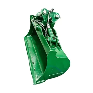 Hydraulic Tilt Bucket 8 Ton With Bolt On Cutting Edge Tilt Pivot Boss for Excavator Attachment Grading thumbnail-1