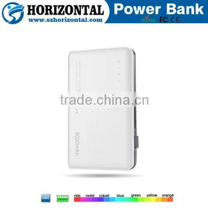 Factory Price Wholesale WST New Ultrathin External Battery Large Capacity Portable Power Bank 8000mah thumbnail-6
