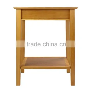Wood Printer Stand With Drawer and Shelf thumbnail-4