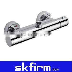 Two Valves Hot Cold Water Mixing Rain Shower Set thumbnail-1