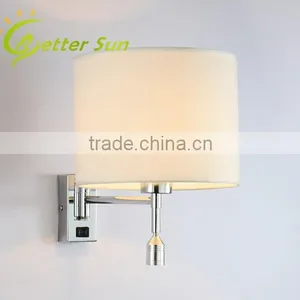 Linen Fabric LED Wall Lack Light/Wall Bracket Light Fitting/Indoor Wall Light Quality Choice thumbnail-3