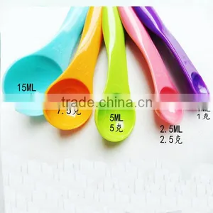 Mixed Colors, Set of 5,Color Measuring Spoons thumbnail-3