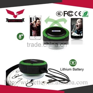 2015 NEW Bluetooth Speaker Sucker Portable Bathroom Waterproof Bluetooth Speaker Mini Wireless Waterproof Speaker With thumbnail-1