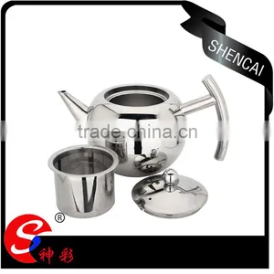Stainless Steel Tea Pot Coffee Pot With Strainer thumbnail-1