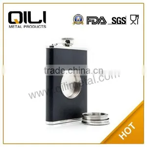 The Original Shot Flask - 8oz Hip Flask With a Built-in Collapsible Shot Flask thumbnail-3