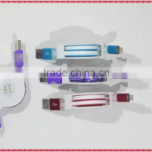 Blue Color Zipper Standard Length USB Charger Cable Assembly thumbnail-6
