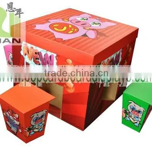 Cardboard Furniture Cardboard Chairs Child Furniture Paper Toys thumbnail-1