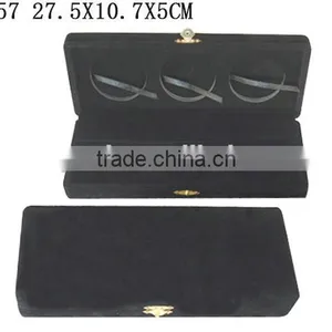 Black Velvet Coin Collection Case thumbnail-1