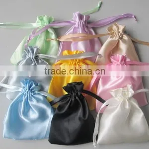 Hight Quality Custom Velvet Bag Flock Pouch Wholesale Cloth Pouch Satin Pouch B266 thumbnail-1