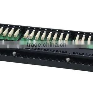 19" Fiber Optic Patch Panel UTP 24 Port RJ45 Cat6 Patch Panel thumbnail-3