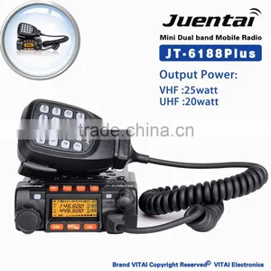 New Arrival Juentai JT-6188 Plus Mini Dual Band Dual Display and Dual Standby VHF136-174Mhz UHF400-480Mhz Mobile Radio Quality Choice thumbnail-1