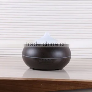 300ml Aroma Essential Oil Diffuser, Amazon Wood Grain Ultrasonic Cool Mist Humidifier With Color LED Lights Timer thumbnail-5