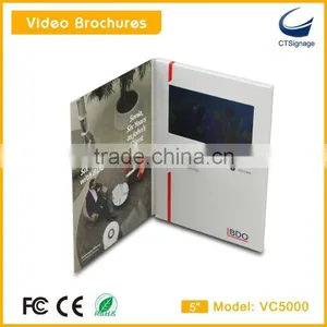 Customized 5 Inch Lcd Video Card for Business Promotion thumbnail-3