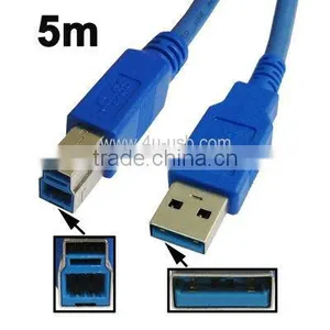 USB3.0 AM to BM Cable, Length: 5m thumbnail-1
