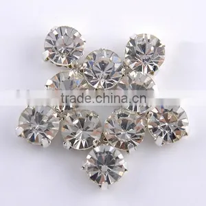 Sedex Audited Factory 2 Pillar Metal Sew-on Rhinestone Beads With Catcher thumbnail-3