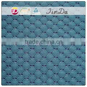 African Cheaper Yarn Dyed Lace Fabric thumbnail-1
