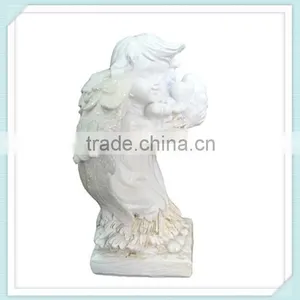 Religious White Resin Angel Candle Holder thumbnail-4