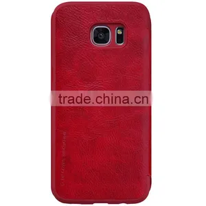 Nillkin Brand Qin Series Luxury Card Holder Case for Samsung S7 Edge Shockproof Flip Leather Case MT-5515 thumbnail-2