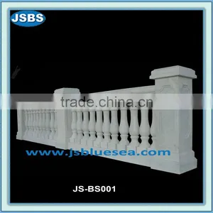 Chinese Interior and Exterior White Stone Balustrade thumbnail-1