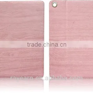 Best Selling Item Tablet Case With Wooded Grain PU Cover For IPad thumbnail-3