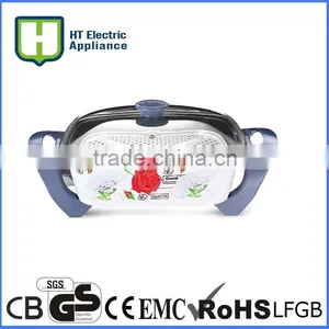 Non-stick Electric Pizza Pan Smokeless Frying Pans thumbnail-4