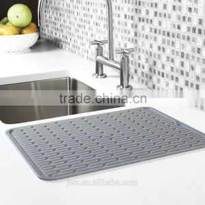 Competitive Factory Price Non-slip Silicone Drying Mat Kitchen Dish Sink Mat thumbnail-4