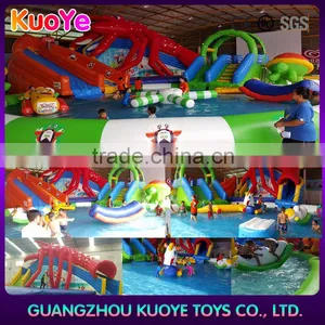 Kids Inflatable Aqua Park With Swimming Pool,inflatable Water Amusement Park Equipment Giant, SeaWorld Inflatable Park Sale thumbnail-1