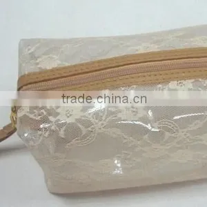 Popular Beauty Transparent With Mesh Cosmetic Bag thumbnail-2