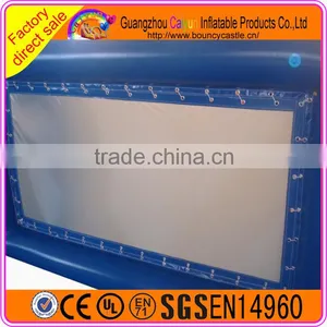 Commercial Used Inflatable Blue Movie Screen for Sale thumbnail-3