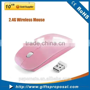 New Mice 2.4G USB Receiver Super Slim Adjustable DIP Rechargeable Wireless Mouse thumbnail-1
