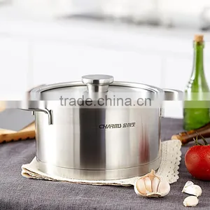 Tri-Ply Base Covered Stock Pot Stainless Steel 18 / 8 thumbnail-1