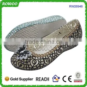 Fancy Low Price Lady African Plastic Pvc Shoes For Lady thumbnail-1