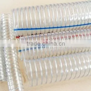 PVC Transparent Steel Wire Reinforced Flexible Hose thumbnail-1
