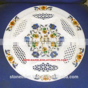 Marble Inlay Carved Plates thumbnail-1