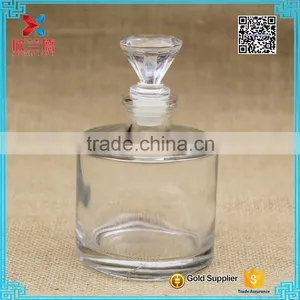 200ml High Quality Round Fragrance Aroma Diffuser Glass Bottle With Cork Supplier's Choice thumbnail-1