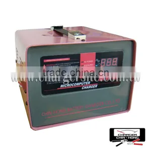 12V/24V 10A 15A 20A Microcomputer Car Battery Charger for Golf Car Sweeper thumbnail-2