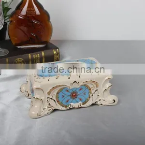 New Design Cheap Price Ceramic Tissue Cover Box thumbnail-4