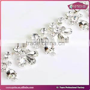 Silver Rhinestone Cup Chain thumbnail-2