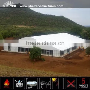 30m Temporary White PVC Fabric Dome Tent Industrial Warehouse Tent for Sale thumbnail-3