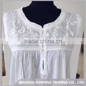 Factory Price Delicates Sleepwear Long Nightgown thumbnail-2
