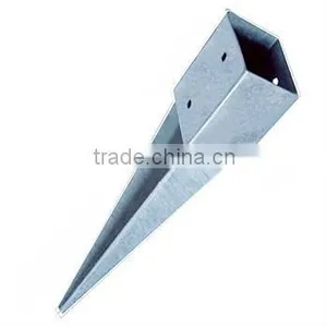 Pole Anchor Ground Spike (Steel Clamp) thumbnail-1