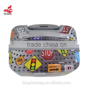 Wholesale ABS Trolley Bag Travelling Luggage Wheeled Flight Case Hard Trolly Bag Cabin Suitcase thumbnail-4
